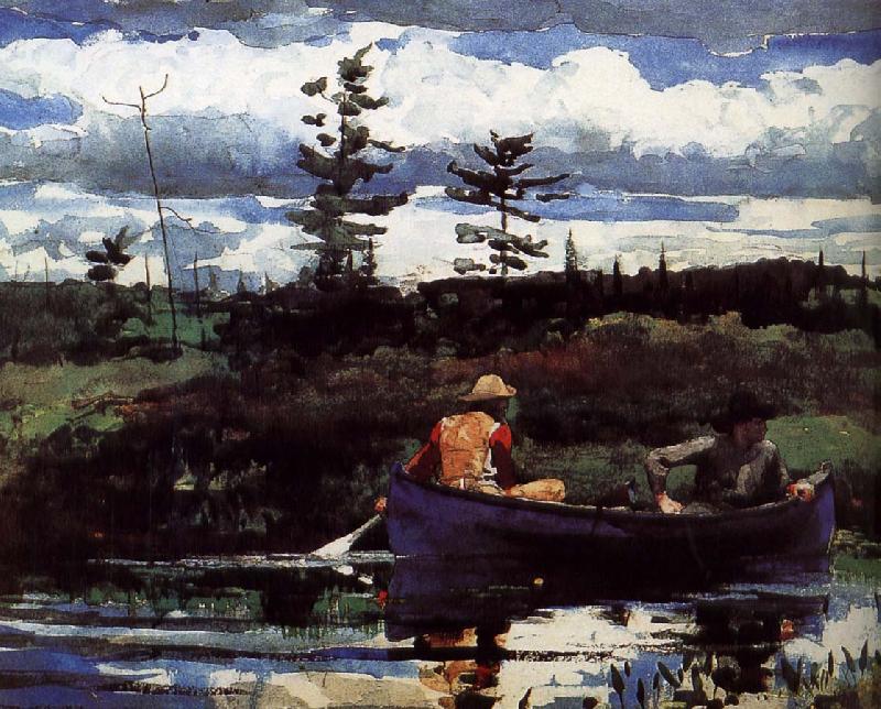 Winslow Homer Boat Boat oil painting picture